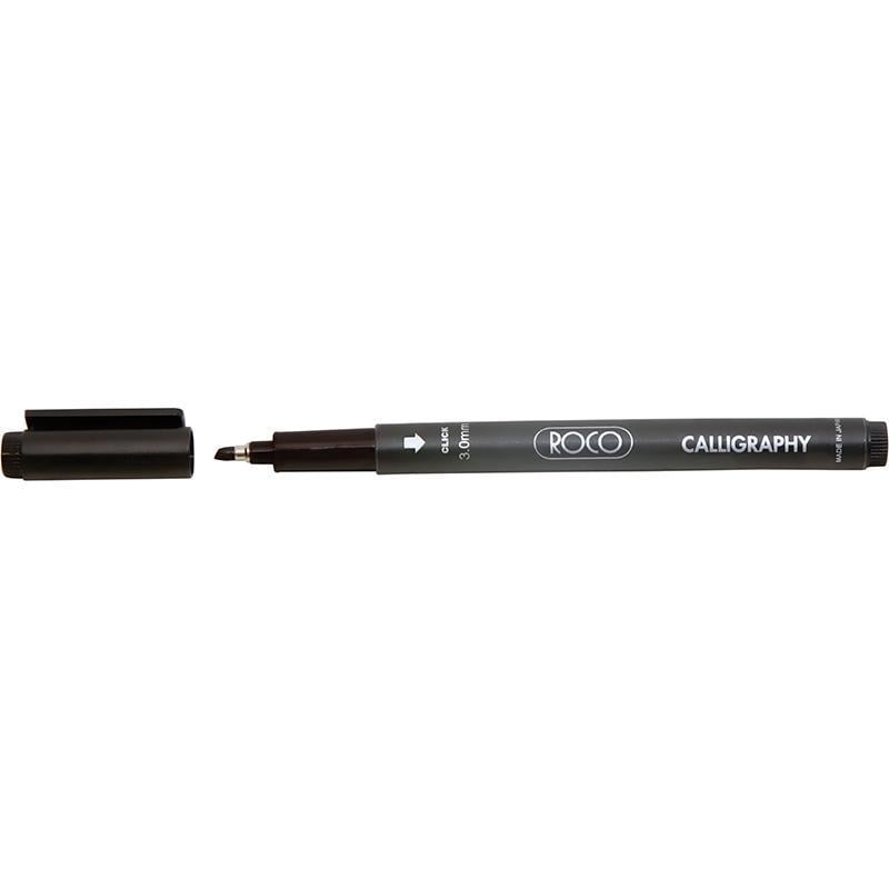 قلم روكو اسود للخط العربي 30 RQ-28593BLK