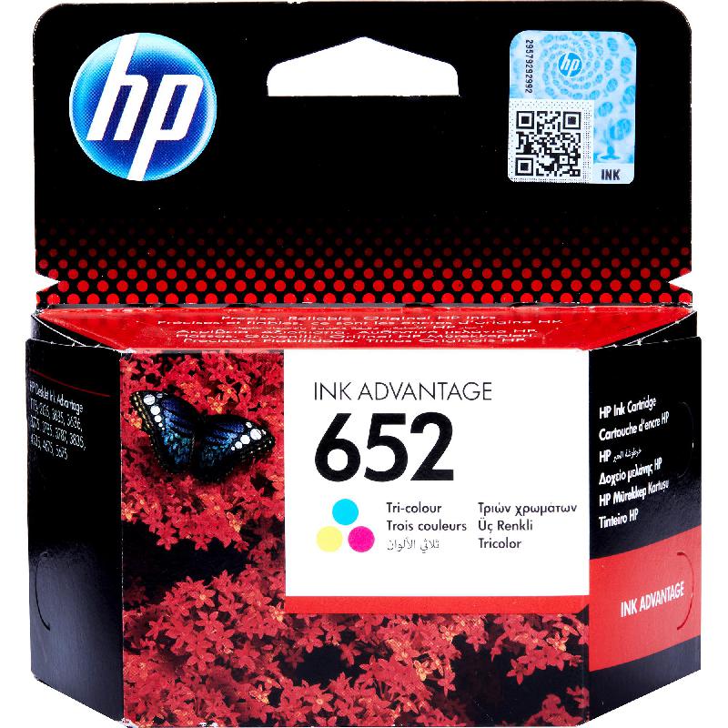 حبر اتش بي 652 ملون INK HP OR F6V24AE 652 COLOR