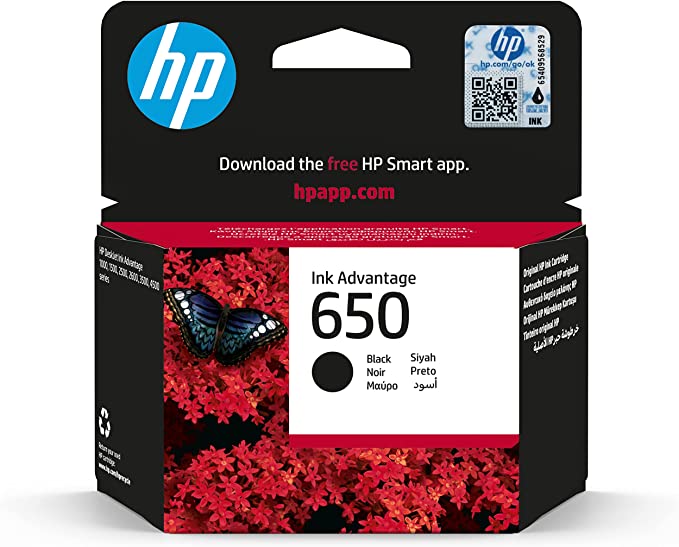 حبر اتش بي 650 اسود  INK HP OR CZ101AE 650 BLACK