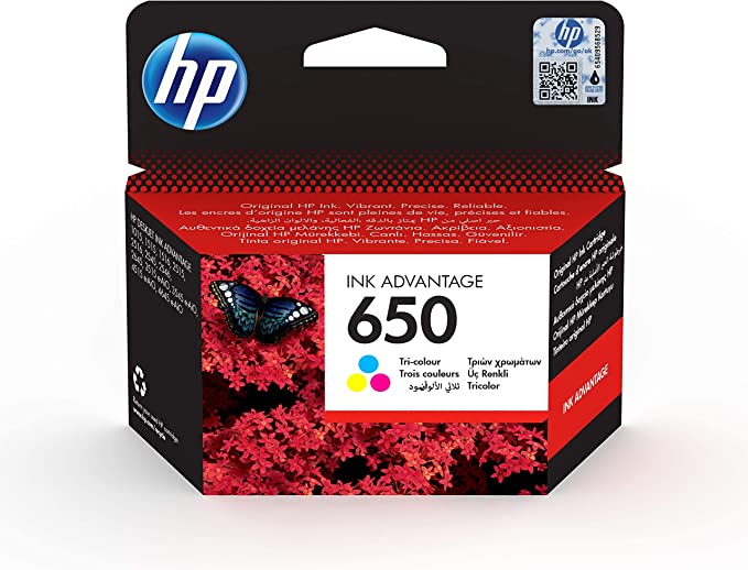 حبر اتش بي 650 ملون