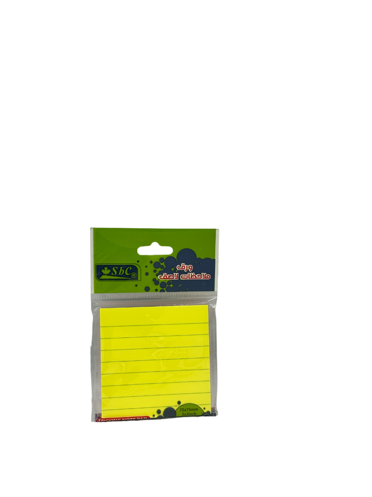 ورق ملاحظات لاصق اس بي سي 3*3 3856-001