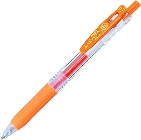 قلم ساراسا 0.7 ظغاط برتقالي سائل JJB15-OR