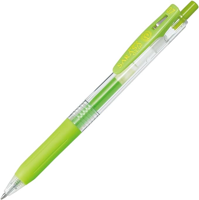 قلم ساراسا 0.7 ظغاط اخضر فاتح سائل JJB15-LG