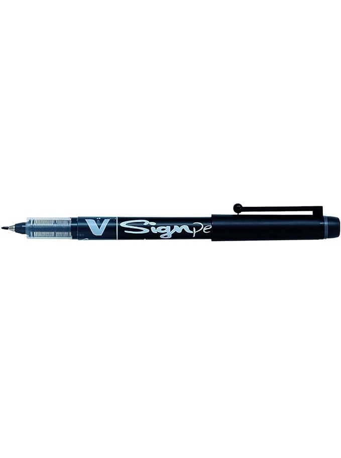 [SW-VSP-B]  قلم توقيع V-SIGN اسود 