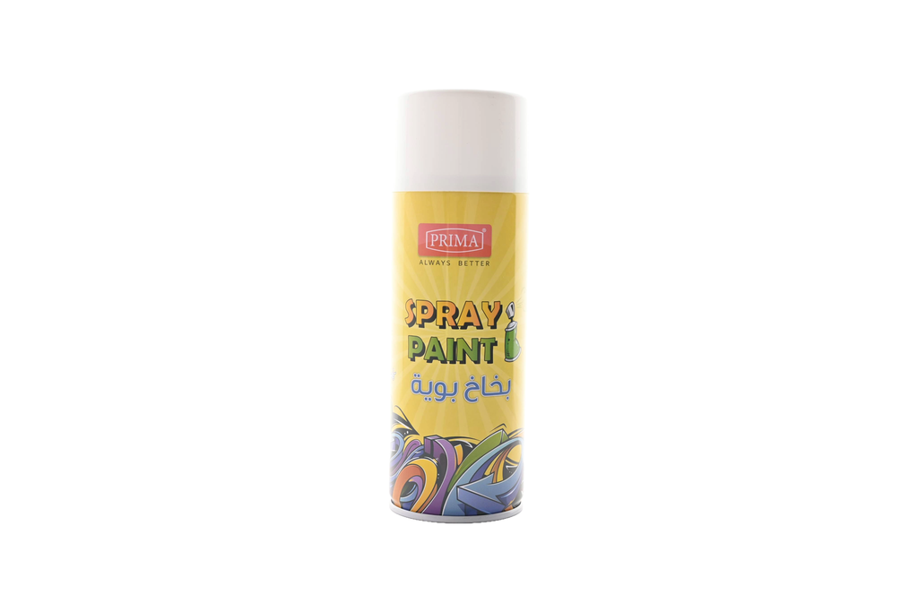 بخاخ بوية ابيض بريما PR-SP-WHITE PRI-WHT-0250