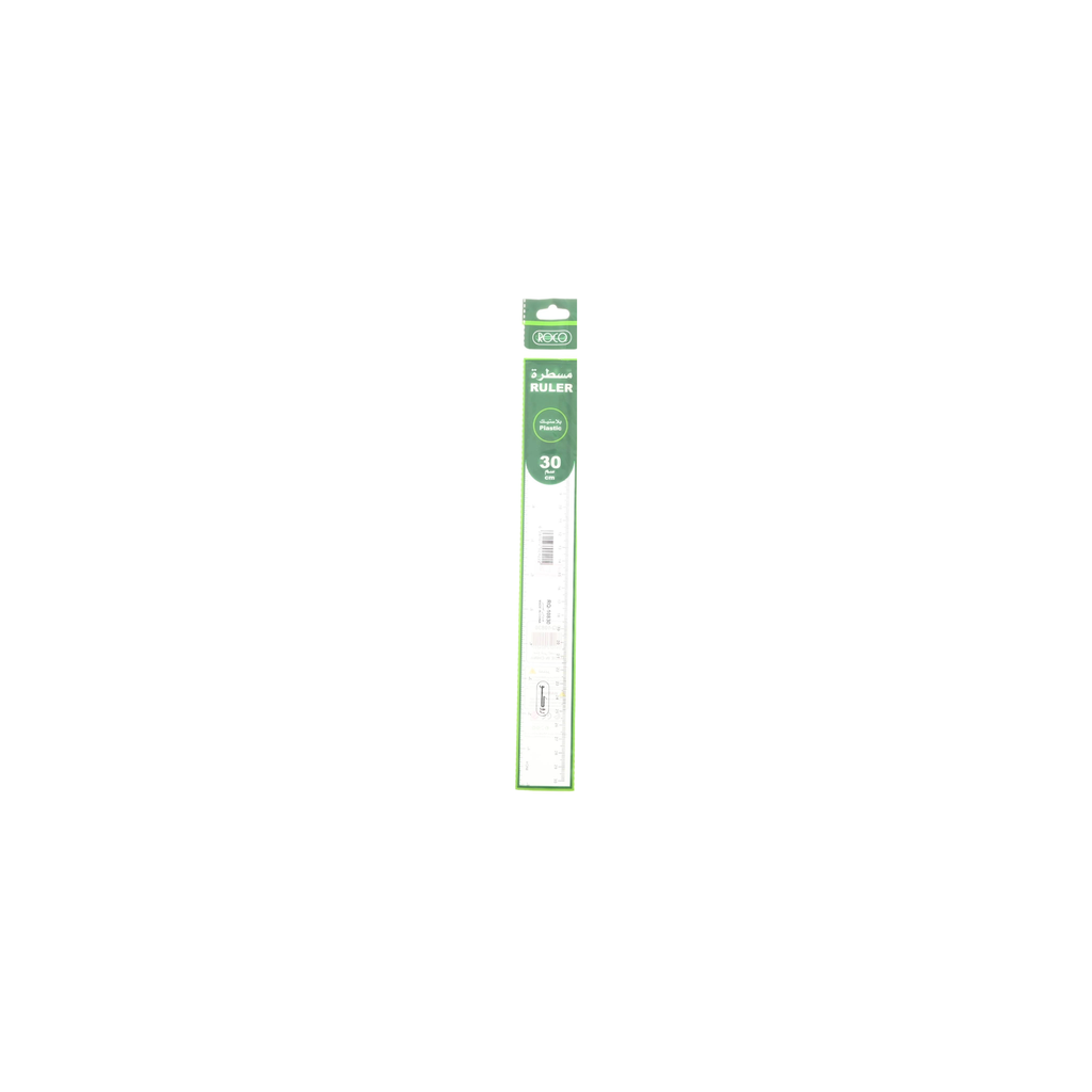 مسطرة 30سم بلاستيك روكو RQ-10830