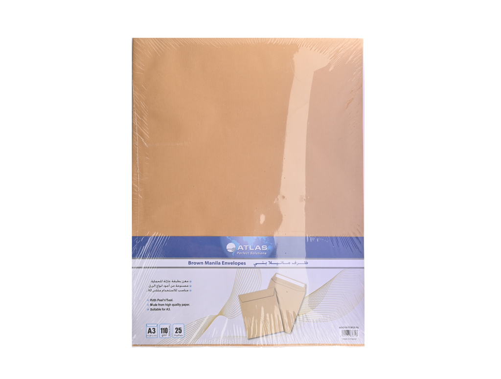 اظرف بني اطلس شد 25 17.25*13 AS-E1101713P25-RB