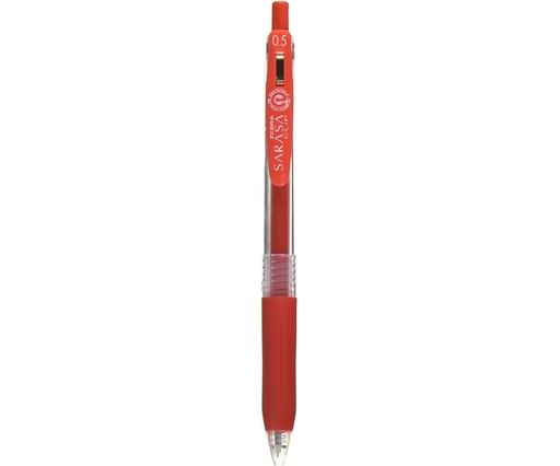 قلم كليب ساراسا 0.5 ظغاط احمر JJ15-R